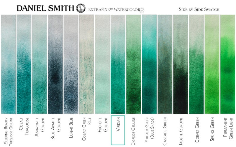 Daniel Smith, Viridian Extra Fine Watercolor 15ml Paint Tube, 5 Fl Oz (284600112) - Image 3